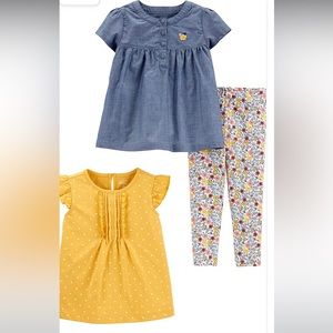 NWT 3 piece simple carter's set